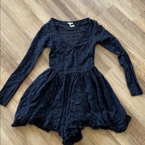Black Lace Free People Dress